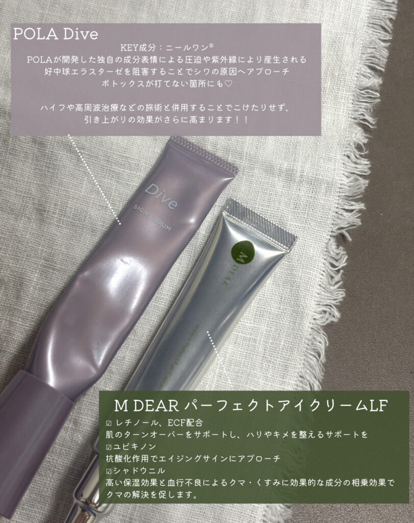 中原が愛用しているアイクリーム